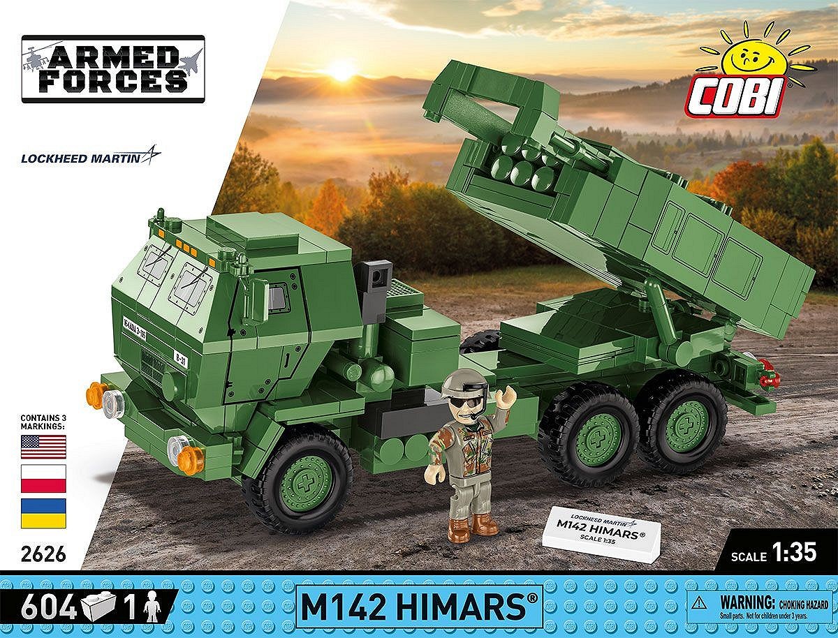 Rakiety M142 Himars z klocków COBI