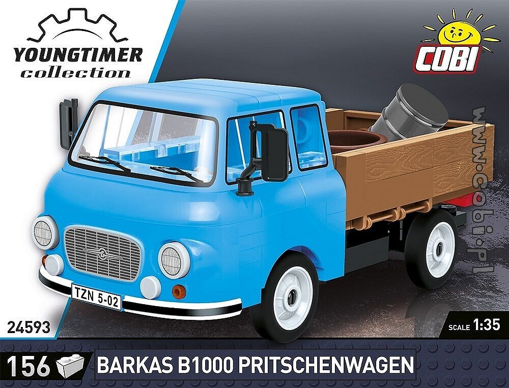 Klasyki motoryzacji z COBI. Barkas B1000 – rewolucja na kołach z czasów NRD - zdjęcie w treści artykułu