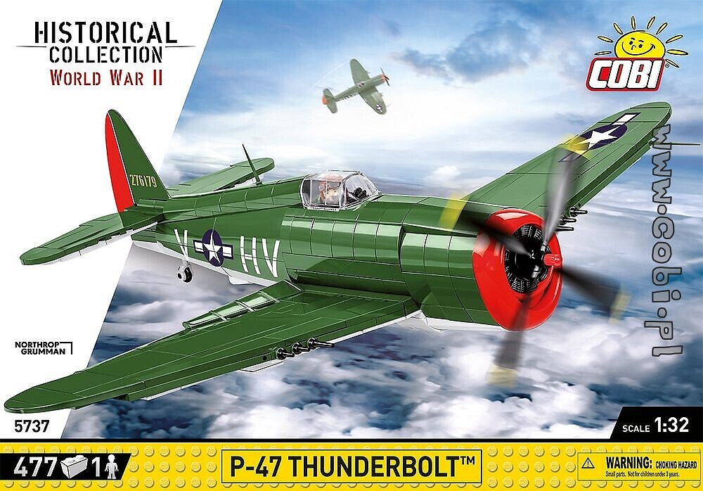 Historia z COBI. Samolot P-47 Thunderbolt – prekursor dzisiejszych wielozadaniowych myśliwców - zdjęcie w treści artykułu
