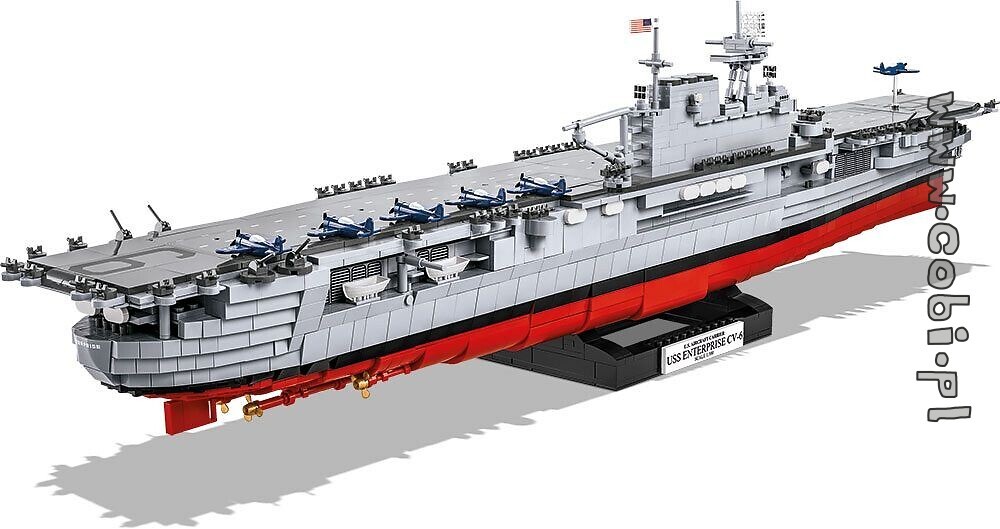Historia z COBI. Lotniskowiec USS Enterprise (CV-6) – amerykański pogromca japońskiej marynarki i lotnictwa