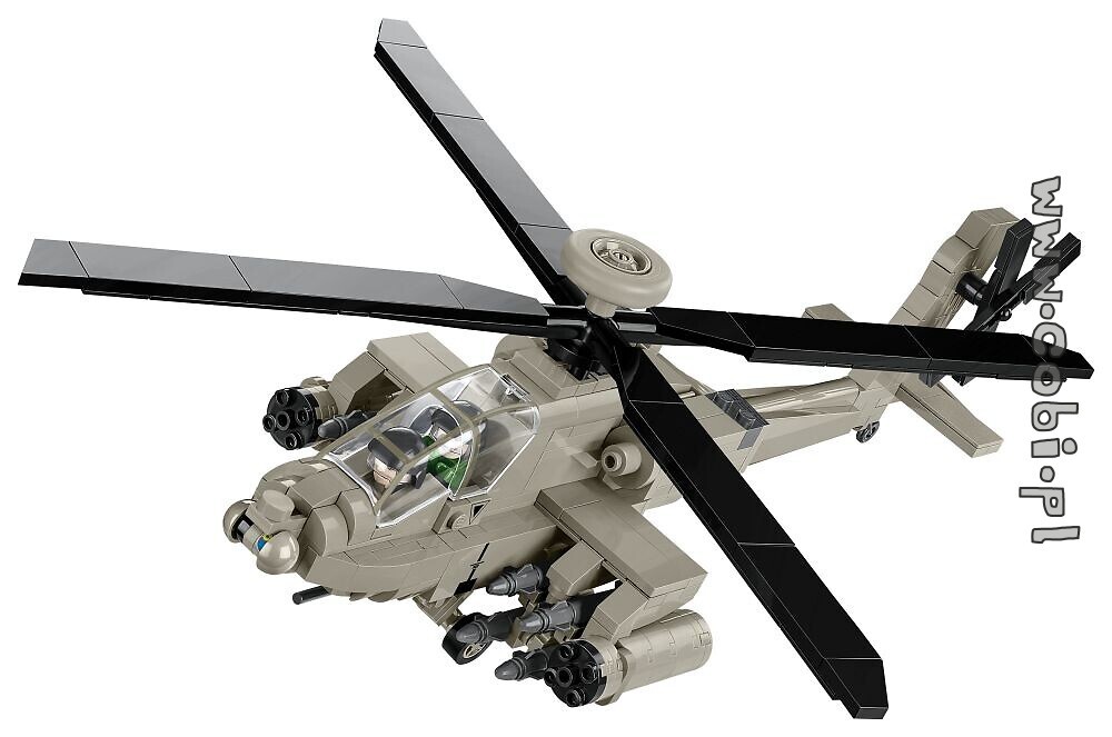 Historia z COBI. Helikopter Apache – precyzja i dominacja na polu walki