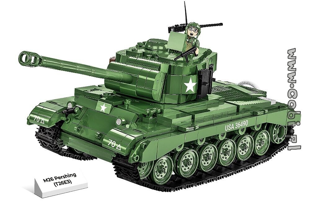 Historia z COBI. Amerykański czołg M26 Pershing na froncie II wojny światowej