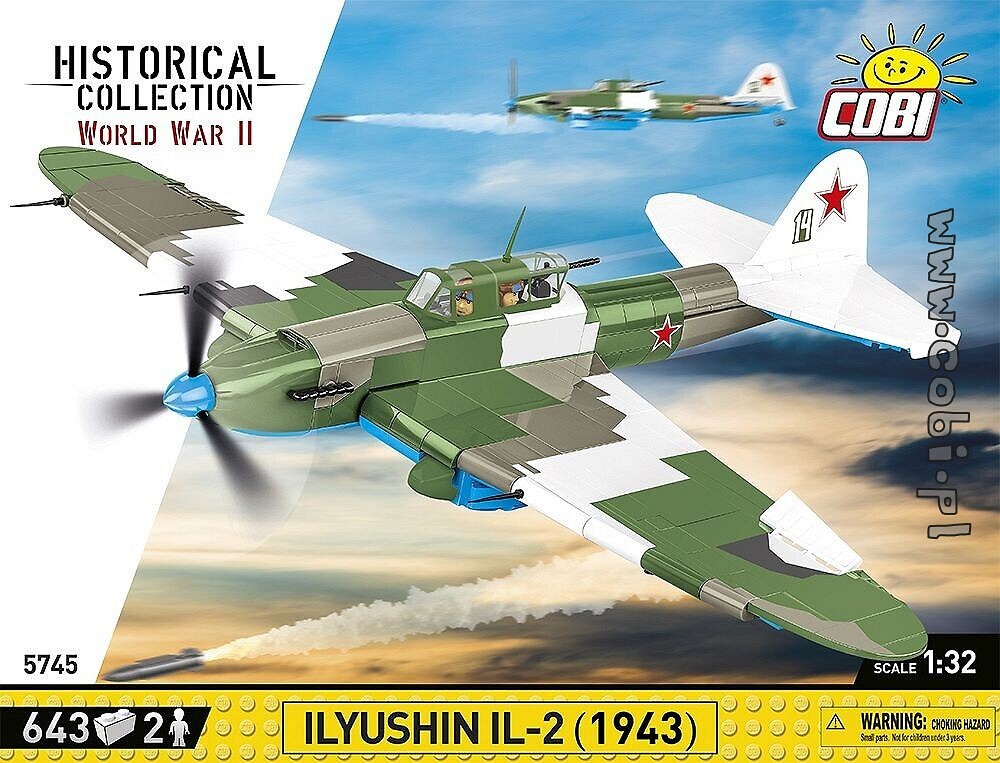 Historia z COBI. Samolot IŁ-2 – Radziecki