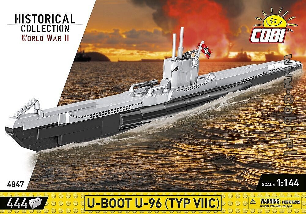 Historia z COBI. Okręt podwodny U-Boot U-96 – postrach Atlantyku - zdjęcie w treści artykułu