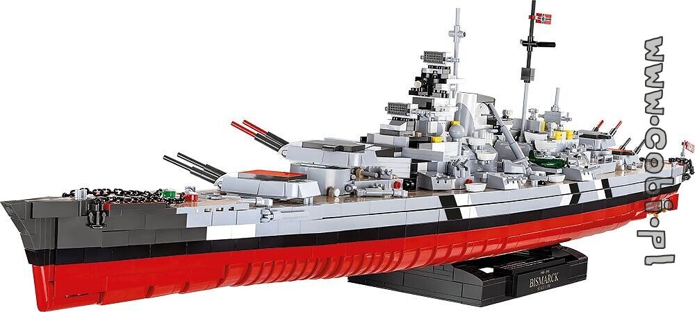 Historia z COBI. Pancernik Bismarck – największy „pirat” Atlantyku