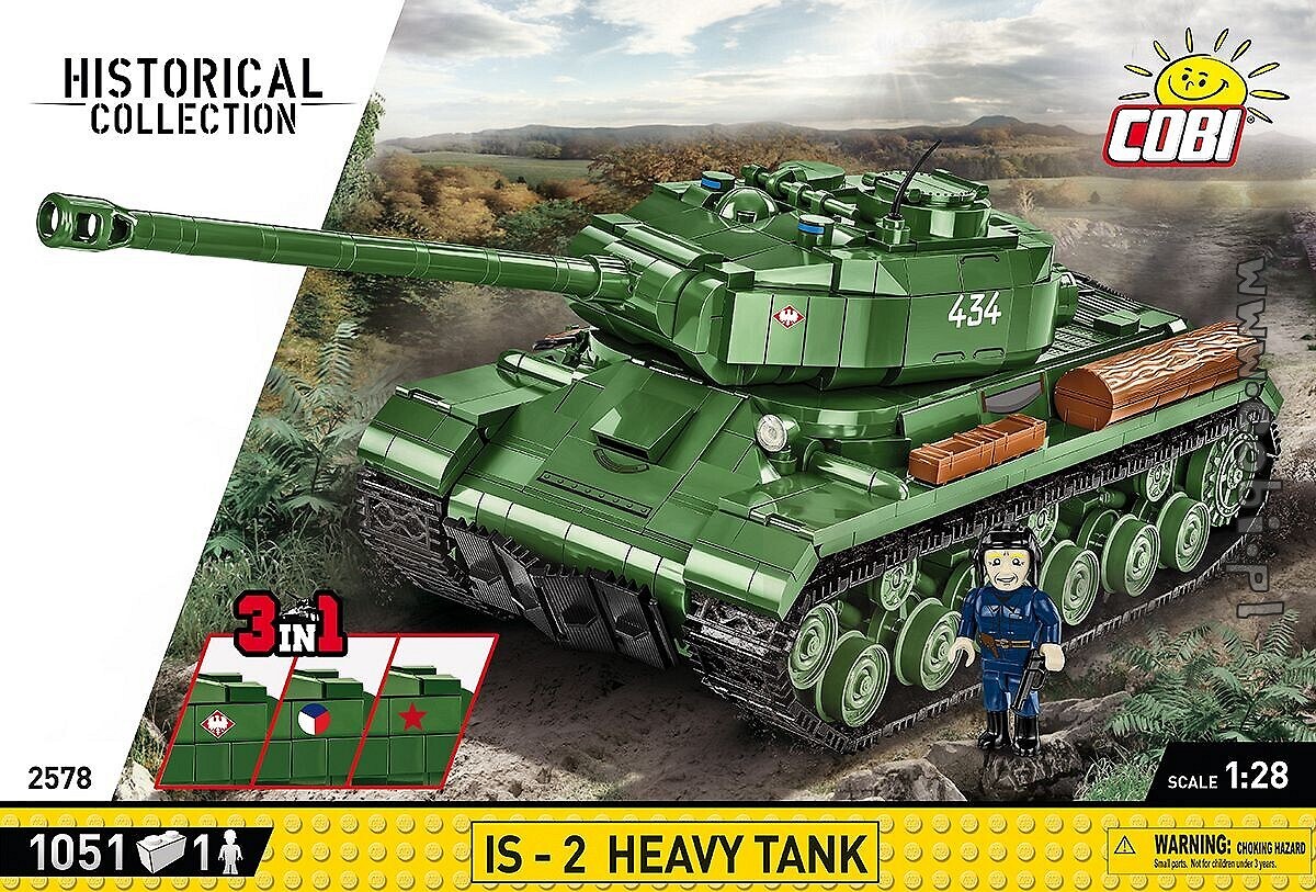 Historia z COBI. Czołg IS-2 – gigant na polu bitwy - zdjęcie w treści artykułu