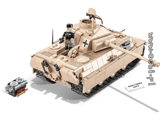 Historia z COBI. Niemiecki czołg Panzer Panther, bali się go nie tylko alianci!