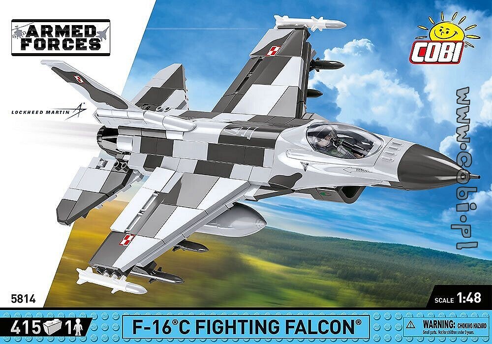 Historia z COBI. Samolot F-16, czyli multitasking w siłach powietrznych! - zdjęcie w treści artykułu