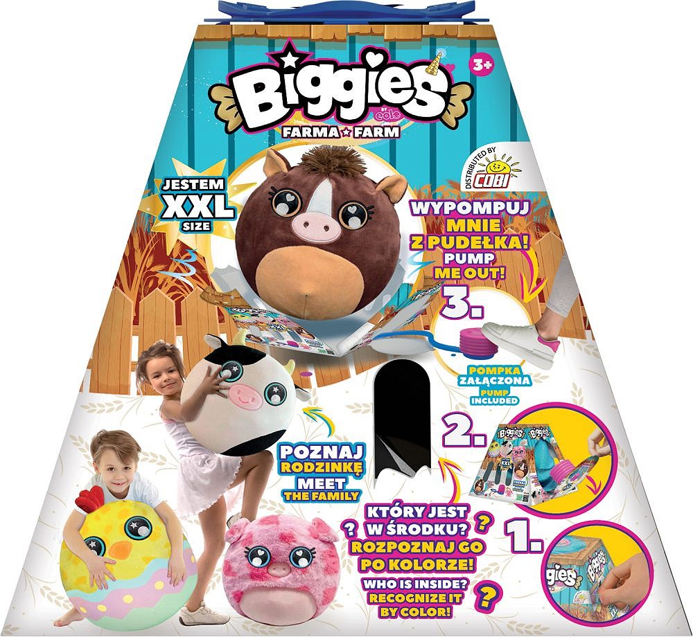 Biggies XXL Farma - maskotka - Krówka - uszkodzone opakowanie - fot. 2