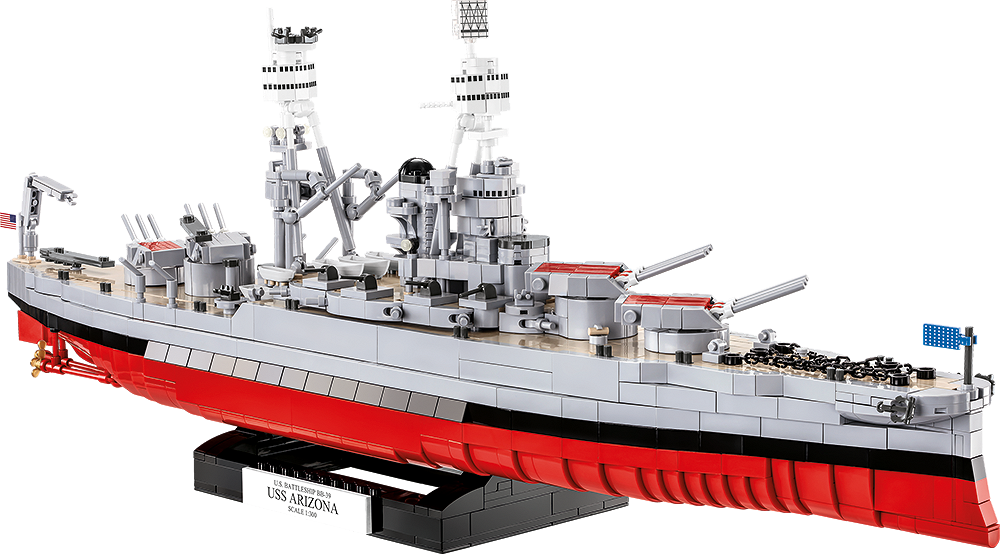Historia z COBI: Pancernik USS Arizona – duma amerykańskiej marynarki wojennej