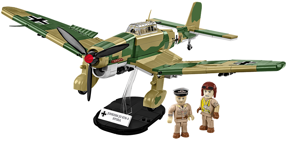 Historia z COBI: Bombowiec Junkers Ju 87 B-2 – ikona niemieckich wojsk powietrznych II wojny światowej