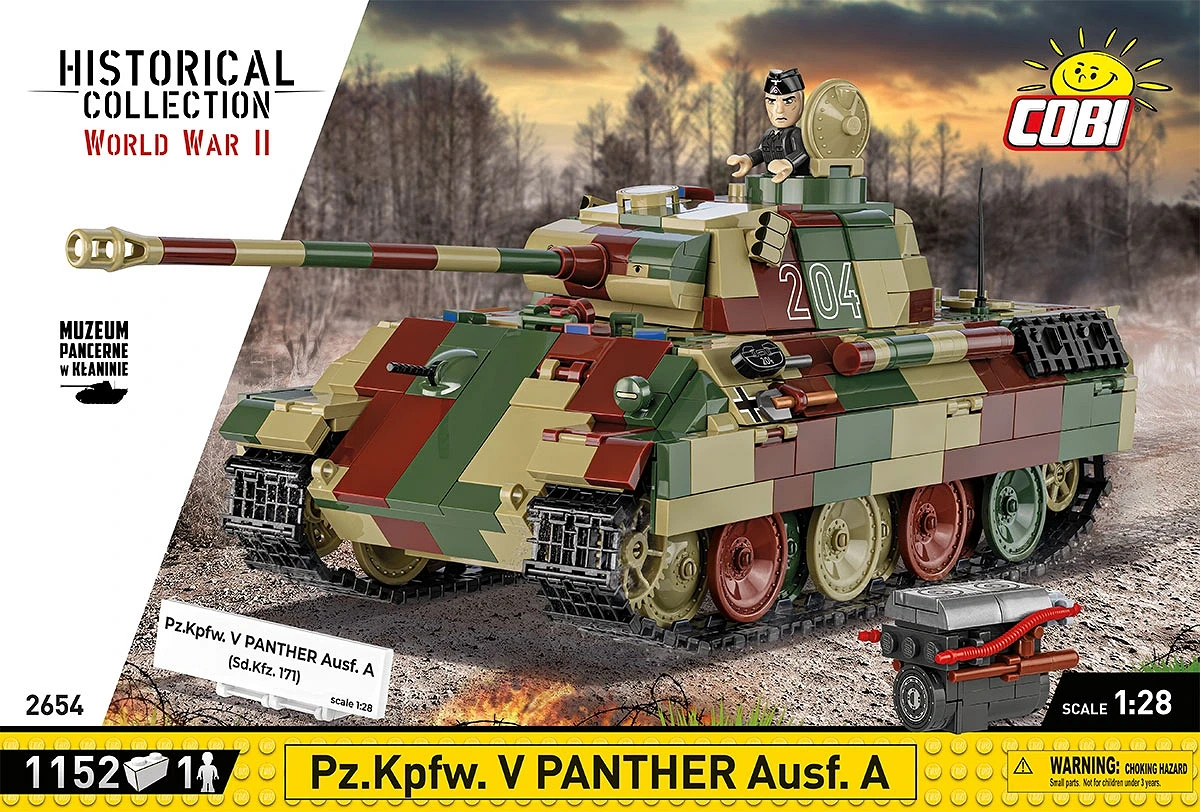 Model czołgu Pz.Kpfw. V Panther Ausf. A