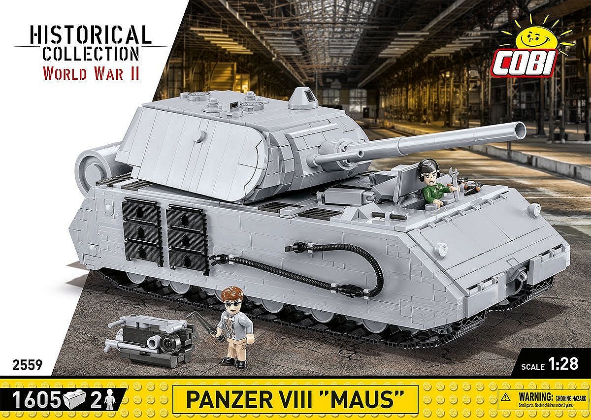 Panzer VIII Maus z klocków COBI