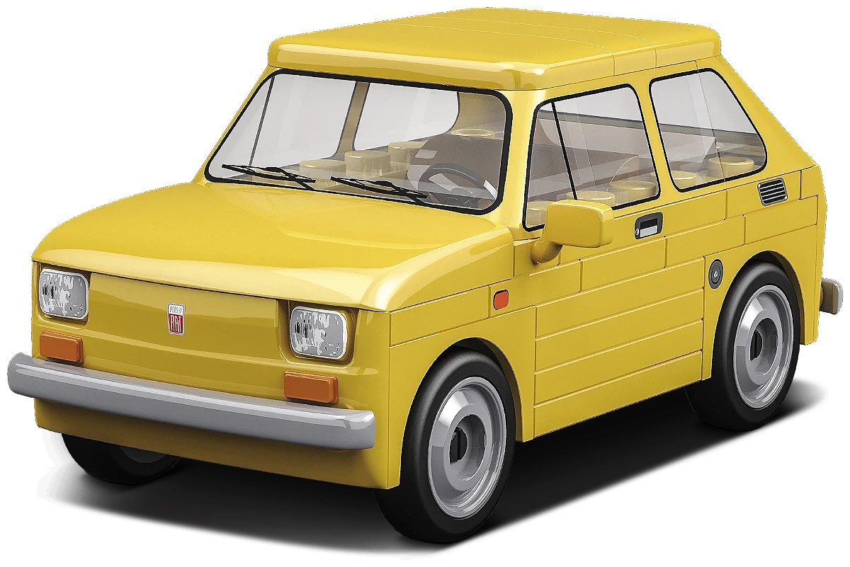 Fiat 126p Maluch z klocków COBI