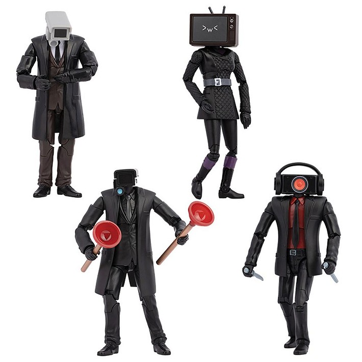 Skibidi Toilet Figurki Deluxe - uszkodzone opakowanie - fot. 3