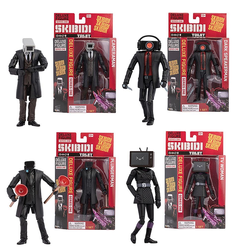 Skibidi Toilet Figurki Deluxe - uszkodzone opakowanie